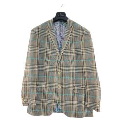 ▼▼ ETRO エトロ メンズ テーラードジャケット 麻 リネン ジャケット サイズ58 141-1J820 Bランク