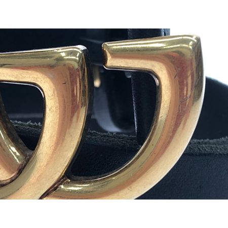  GUCCI グッチ レディース ベルト レザー GGバックル 409416 ブラック