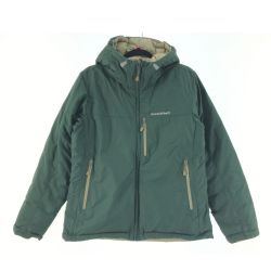 ▼▼ mont･bell モンベル リバーシブル ダウンジャケット SIZE M 1101479 グリーン×ベージュ Bランク