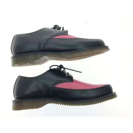  Dr.Martens ドクターマーチン Uチップ ユニセックス SIZE 25cm 革靴 aw006 ブラック×ピンク