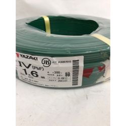 ▼▼  電材　YAZAKI IV(PbF) 1.6×300ｍ　8.0ｋｇ　ケーブル 1.6ｍｍ×300ｍ Sランク