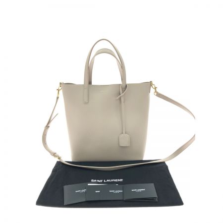 SAINT LAURENT(Yves Saint Laurent) レディース 2WAYバッグ トイショッピング ショルダー トート  498612 ベージュ