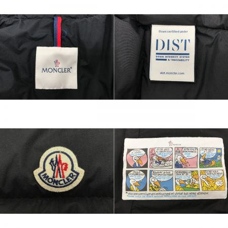  MONCLER モンクレール ダウンベスト size1 G20931A52500595A2 ブラック