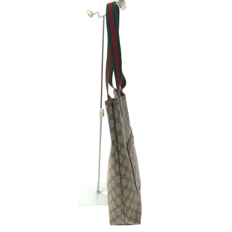 中古】 GUCCI グッチ オールドグッチ トートバッグ シェリーライン GG