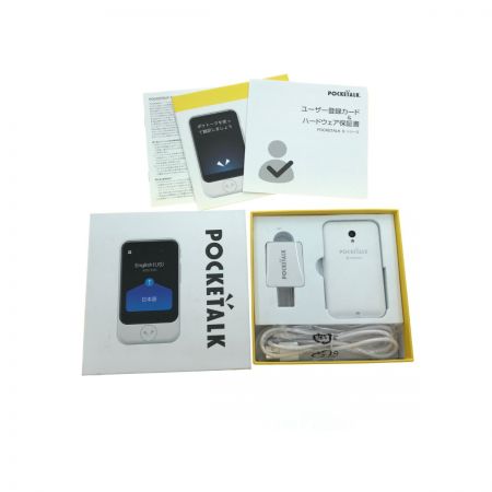  POCKETALK ポケトーク POCKETALK S ホワイト PTSWW