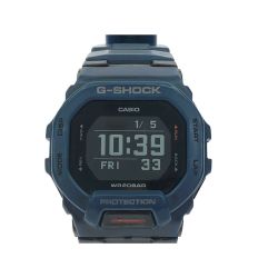 ▼▼ CASIO カシオ メンズ腕時計 クオーツ G-SHOCK Gショック 20気圧防水 G-SQUAD GBD-200 ネイビー Bランク