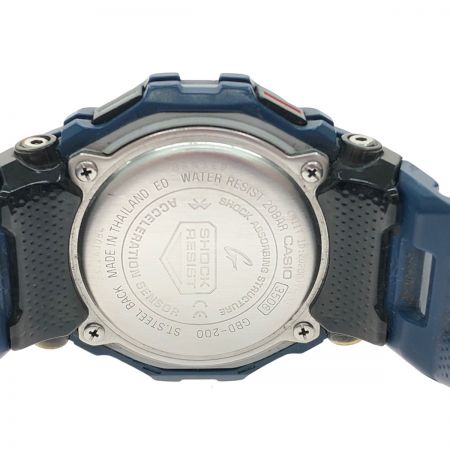  CASIO カシオ メンズ腕時計 クオーツ G-SHOCK Gショック 20気圧防水 G-SQUAD GBD-200 ネイビー