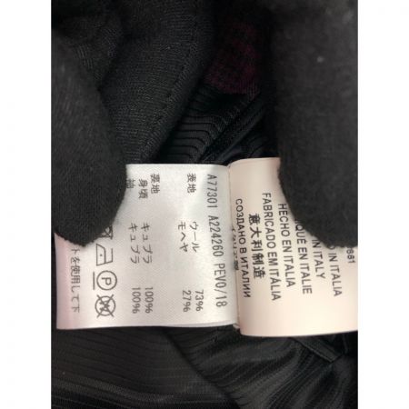  VERSACE ベルサーチ メンズ セットアップスーツ シングル センターベント ウール モヘア混 サイズ46 A77301 パープル