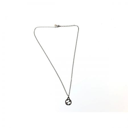  GUCCI グッチ ユニセックス ネックレス シルバー925 インターロッキング GGロゴ 7g 