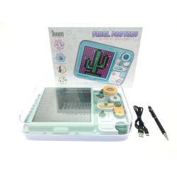 ▼▼  Divoom PIXEL FACTORYドット絵お絵かきボード グリーン/パープル Aランク