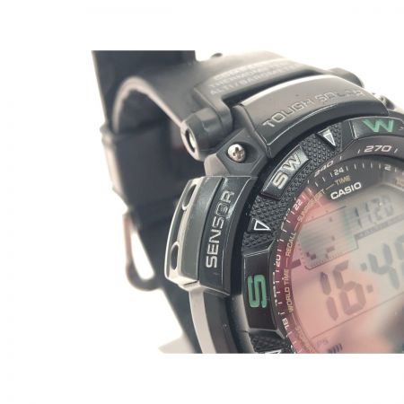  CASIO カシオ メンズ腕時計 ソーラー充電 PRO TREK プロトレック  PRG-240 ブラック