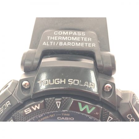  CASIO カシオ メンズ腕時計 ソーラー充電 PRO TREK プロトレック  PRG-240 ブラック