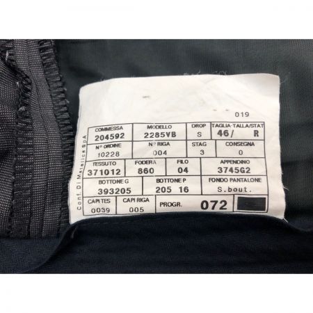  armani collezioni メンズ セットアップスーツ サイドベンツ サイズ46 グレー