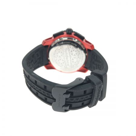  tendence メンズ腕時計 クオーツ クロノグラフ アルテックガリバー TY146002 ブラック×レッド