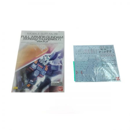   バンダイ MG 1/100フルアーマー・ガンダムVer.Ka GUNDAM THUNDERBOLT Ver.
