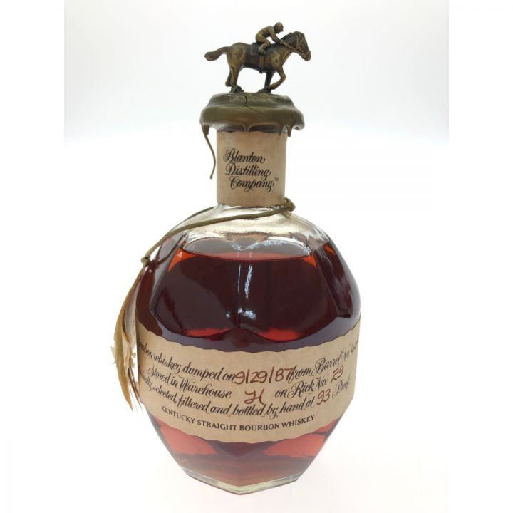 Blanton ブラントン 古酒 バーボンウイスキー 1987年 750ml 未開栓｜中古｜なんでもリサイクルビッグバン