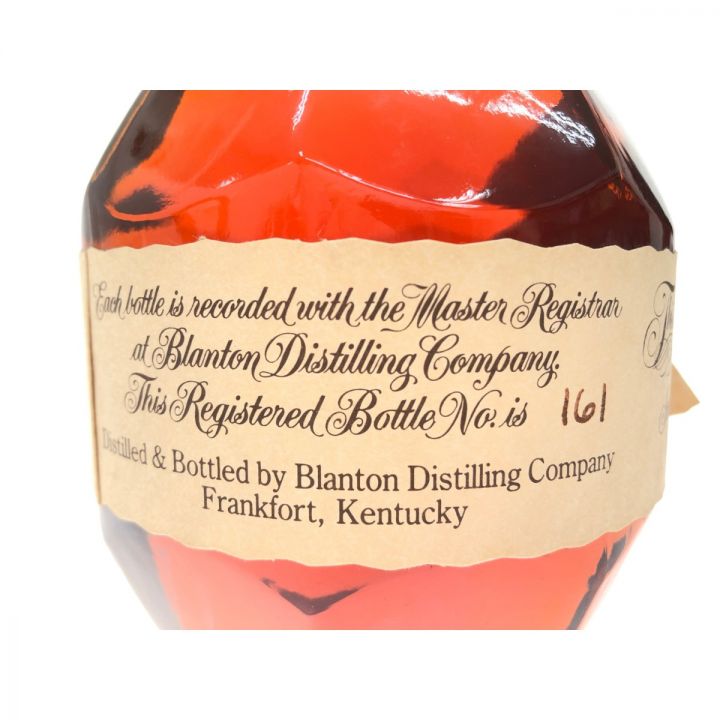 Blanton ブラントン 古酒 バーボンウイスキー 1987年 750ml 未開栓｜中古｜なんでもリサイクルビッグバン