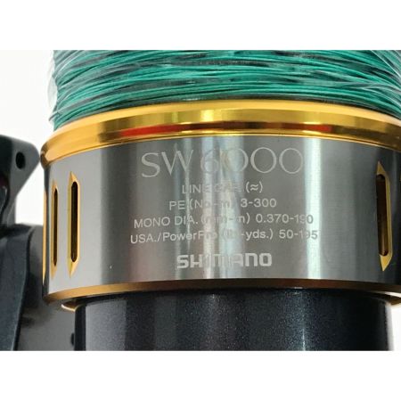  SHIMANO シマノ スピニングリール 15ﾂｲﾝﾊﾟﾜｰSW 6000PG 03319
