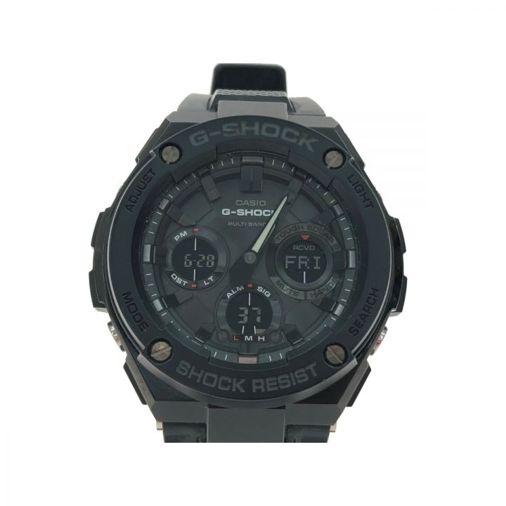 CASIO カシオ メンズ腕時計 クオーツ デジアナウォッチ G-SHOCK Gショック ラバー GST-W100G  ブラック｜中古｜なんでもリサイクルビッグバン