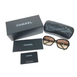 ▼▼ CHANEL シャネル アイウェア サングラス ココマーク グラデーションレンズ 5143-A ベージュ×ブラウン Bランク