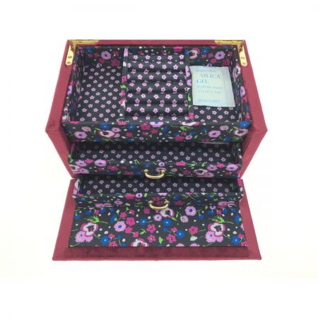  ANNA SUI アナスイ フランフラン ジュエリーボックスS ジュエリーボックスL 2点セット ダークレッド