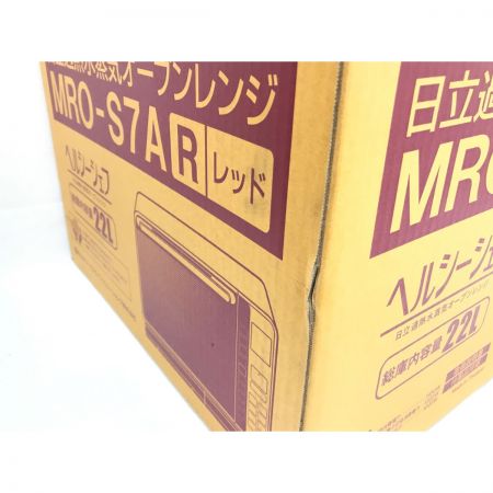  HITACHI 日立 日立過熱水蒸気オーブンレンジ レッド MRO-S7A