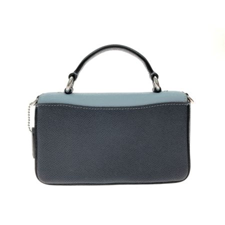  COACH コーチ レディース ミニバッグ クロスグレインレザー ミニジョージー CC339 ブルー×ネイビー