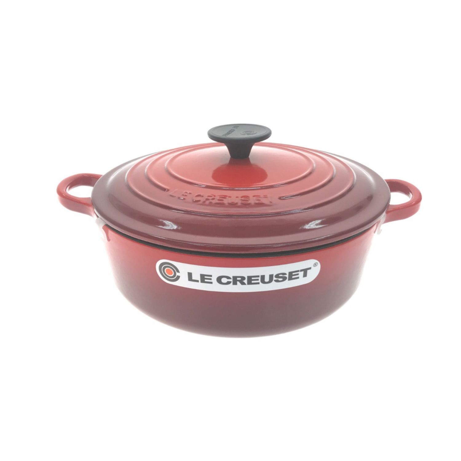 中古】 LE CREUSET ルクルーゼ ココット・ジャポネーズ 24cm チェリー