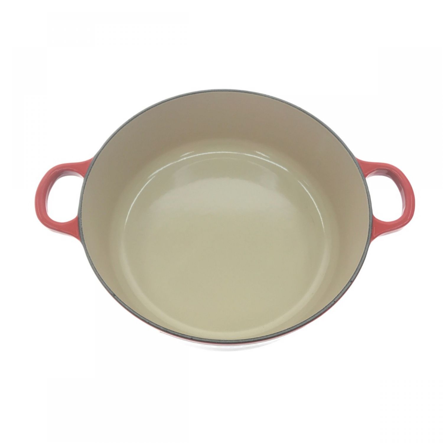 中古】 LE CREUSET ルクルーゼ ココット・ジャポネーズ 24cm チェリー