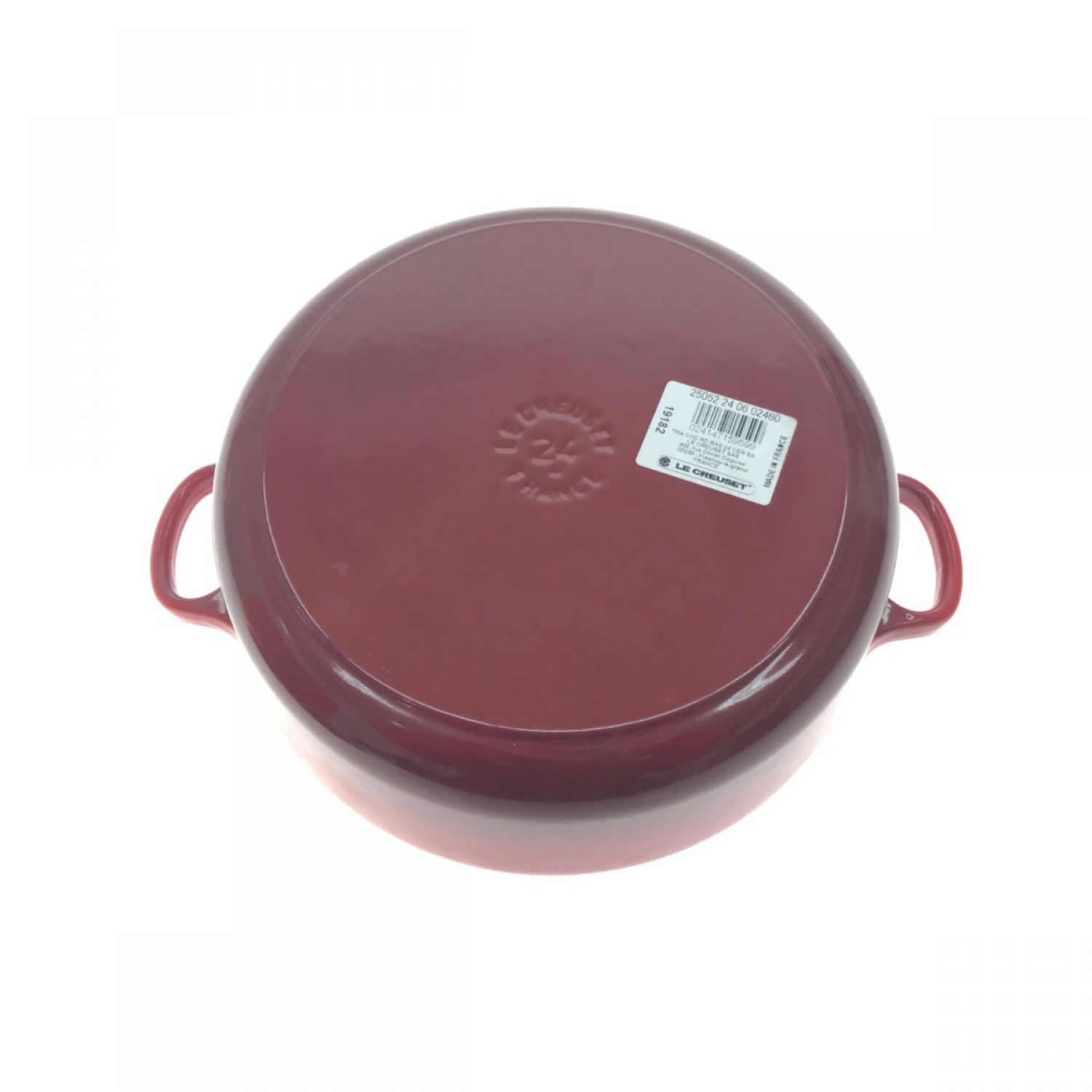 中古】 LE CREUSET ルクルーゼ ココット・ジャポネーズ 24cm チェリー