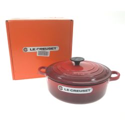 ▼▼  LE CREUSET  ルクルーゼ ココット・ジャポネーズ 24cm チェリーレッド Aランク