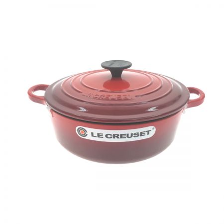   LE CREUSET  ルクルーゼ ココット・ジャポネーズ 24cm チェリーレッド