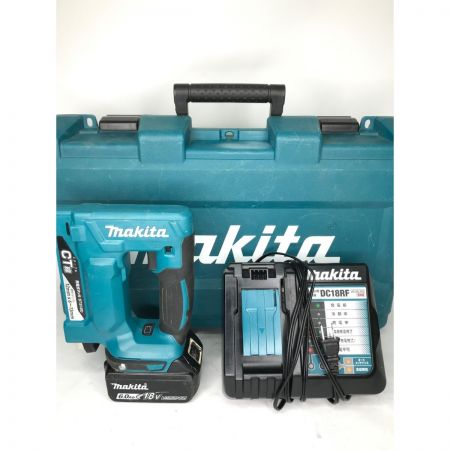  MAKITA マキタ 電動タッカ ST312D グリーン バッテリー1個 充電器付き