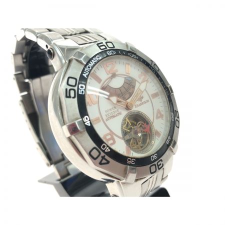  J.HARRISON メンズ腕時計 自動巻き POWER RESERVE パワーリザーブ クロノグラフ スケルトン J.H-007