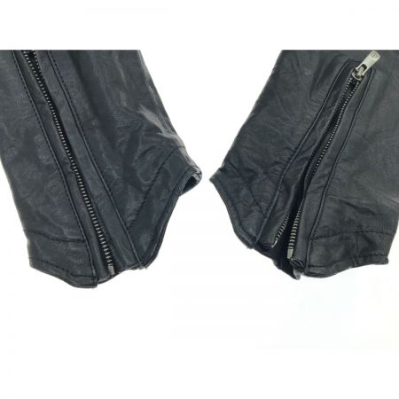  Luv maison メンズ ライダースジャケット JACKROSE ジャックローズ 山羊革 フーディ ブラック