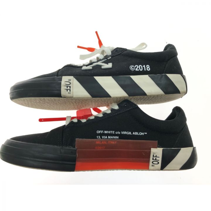 OFF-WHITE メンズ ローカットスニーカー 26.5cm Vulcanized Striped Low Top Sneaker  ブラック｜中古｜なんでもリサイクルビッグバン