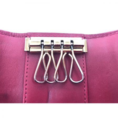  LOUIS VUITTON ルイヴィトン レディース 4連キーケース モノグラム ヴェルニ ミュルティクレ4 M91976 ルージュ