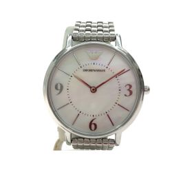 ▼▼ EMPORIO ARMANI エンポリオアルマーニ レディース 腕時計 クオーツ シェル文字盤 AR-2507 Aランク