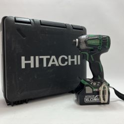 HiKOKI ハイコーキ インパクトドライバ WH18DDL2 充電器・充電池2個・ケース付 Bランク