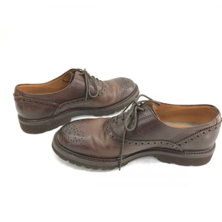  BRUNELLO CUCINELLI ウイングチップダービーシューズ サイズ41 ブラウン