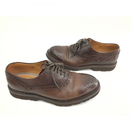 BRUNELLO CUCINELLI ウイングチップダービーシューズ サイズ41 ブラウン