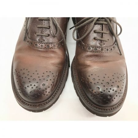  BRUNELLO CUCINELLI ウイングチップダービーシューズ サイズ41 ブラウン