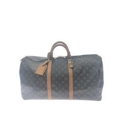 ▼▼ LOUIS VUITTON ルイヴィトン ユニセックス ボストンバッグ モノグラム キーポル55 M41424 ブラウン Bランク