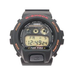 ▼▼ CASIO カシオ メンズ腕時計 クオーツ デジタル G-SHOCK Gショック フォックスファイヤー DW-6900B ブラック Aランク