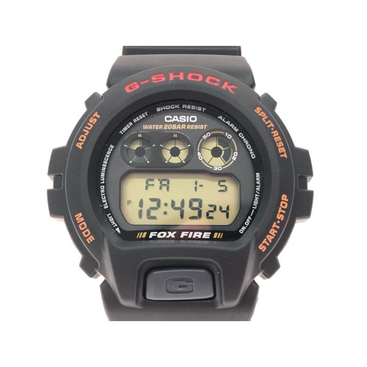 CASIO カシオ メンズ腕時計 クオーツ デジタル G-SHOCK Gショック フォックスファイヤー DW-6900B  ブラック｜中古｜なんでもリサイクルビッグバン