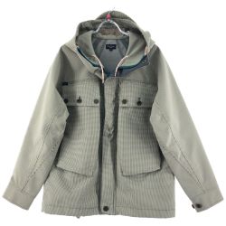 ▼▼ Paul Smith ポールスミス メンズ ナイロンジャケット Mサイズ 千鳥格子　フード付き グリーン Aランク