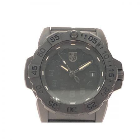  LUMINOX ルミノックス メンズ腕時計 クオーツ デイト SERIES 3500-1GBq ブラック