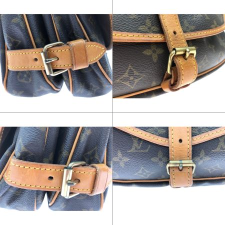  LOUIS VUITTON ルイヴィトン ユニセックス ショルダーバッグ 斜め掛け モノグラム ソミュール30 M42256 ブラウン