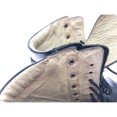  DOLCE & GABBANA ドルチェアンドガッバーナ メンズブーツ レースアップブーツ 編み上げ 25㎝ ブラック