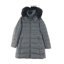 ▼▼  レディース ダウンジャケット NISHIKAWA DOWN 西川×ナノユニバース コラボ サイズ38 グレー Bランク